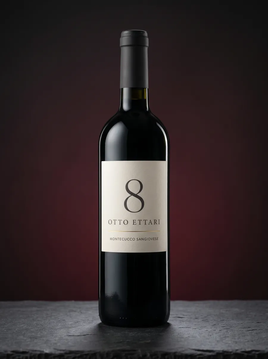 Bottiglia di Montecucco Sangiovese Otto Ettari