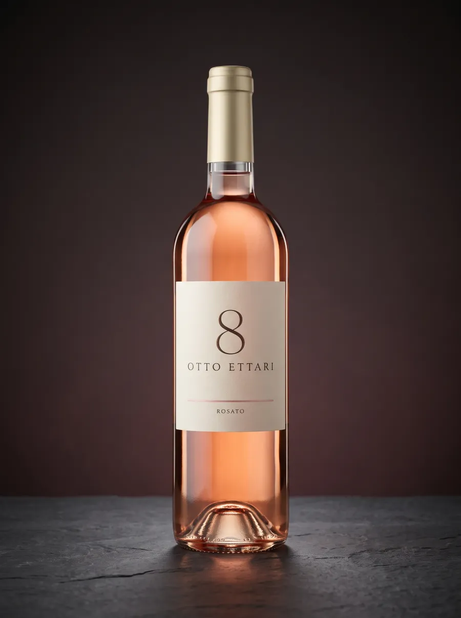 Bottiglia di Rosé di Otto Ettari
